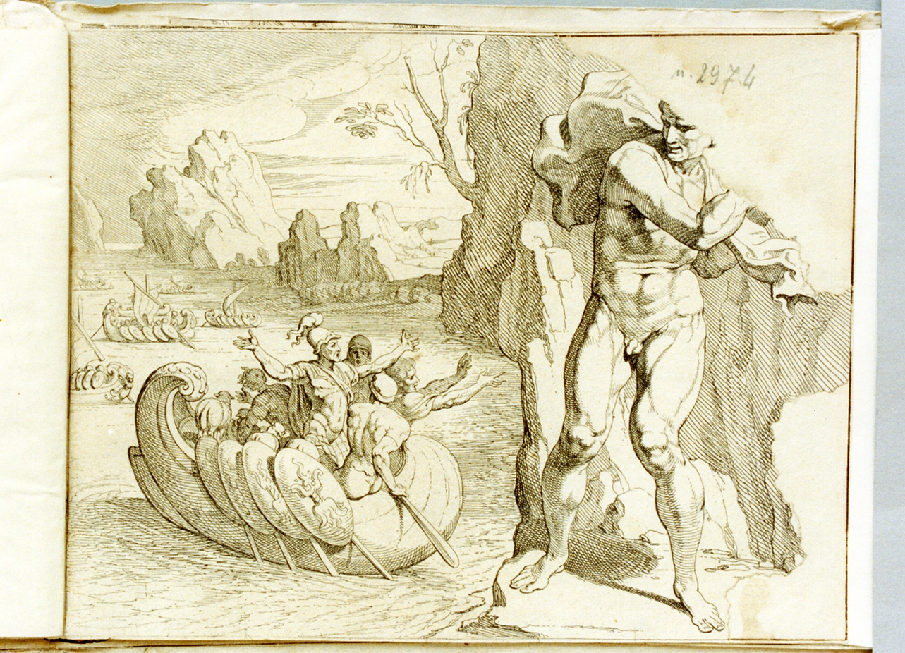 Theodoor Van Thulden, Episodio della vita di Ulisse, 1631-1633 ca., carta/ acquaforte, Certosa e Museo Nazionale di San Martino, 1500319248