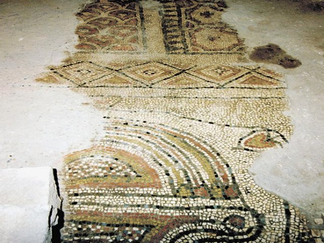 Bitonto. Cattedrale, mosaico paleocristiano, particolare