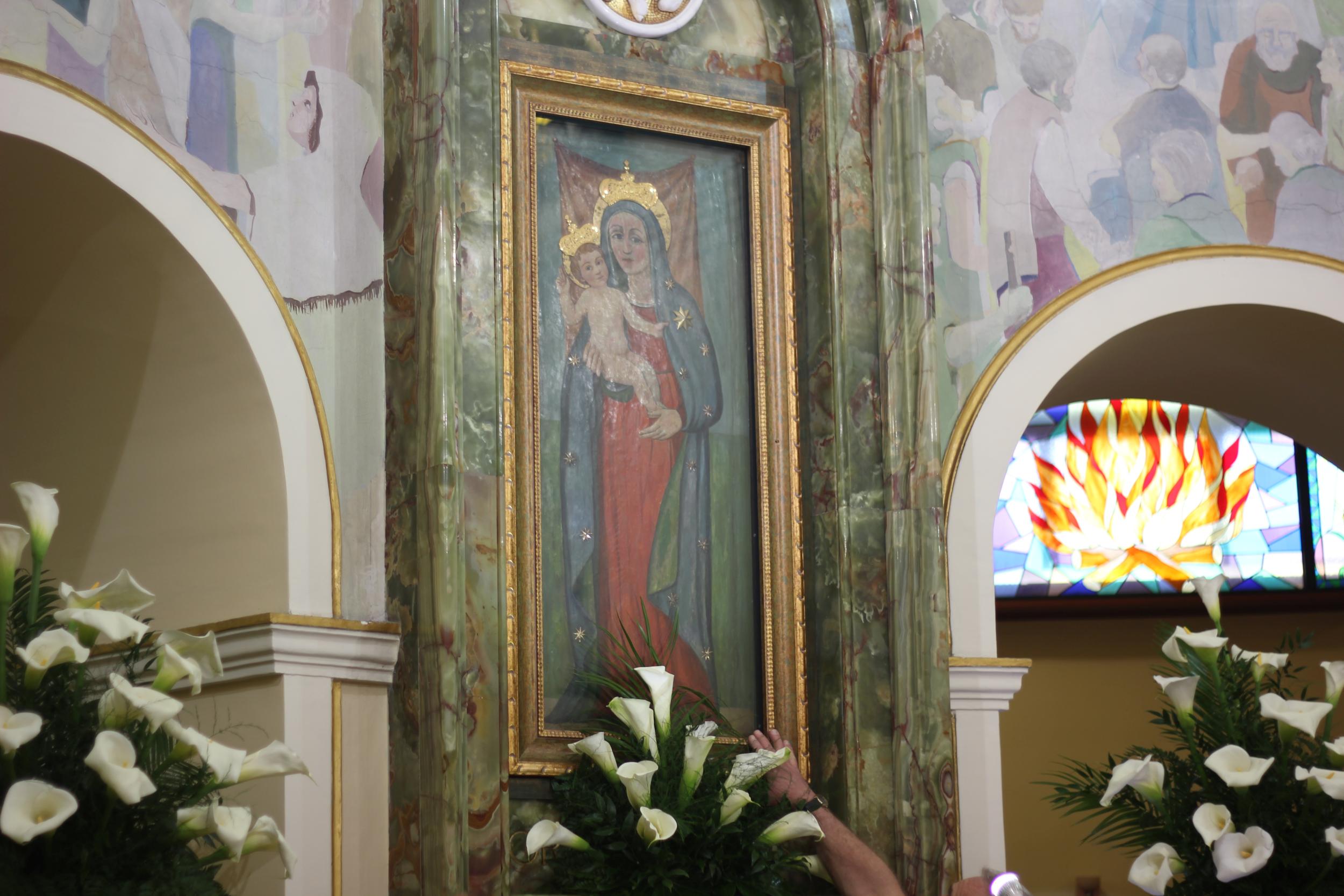 Omerita Ranalli, Il quadro della Madonna di Pietraquaria, fotografia digitale