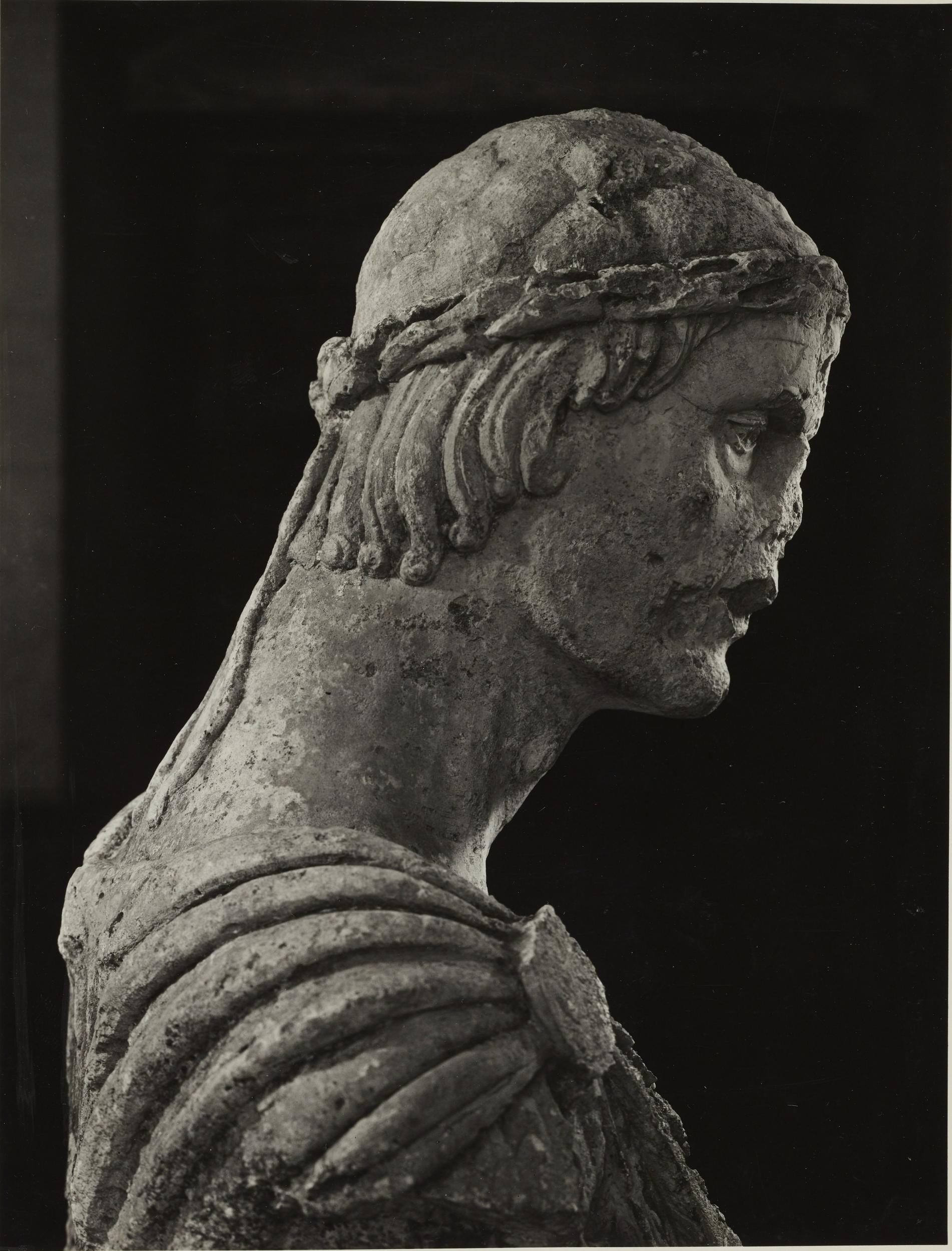 Fotografo non identificato, Barletta - Castello, Museo Civico, busto detto di Federico II, 1953–1954, gelatina ai sali d'argento/carta, MPI6023060
