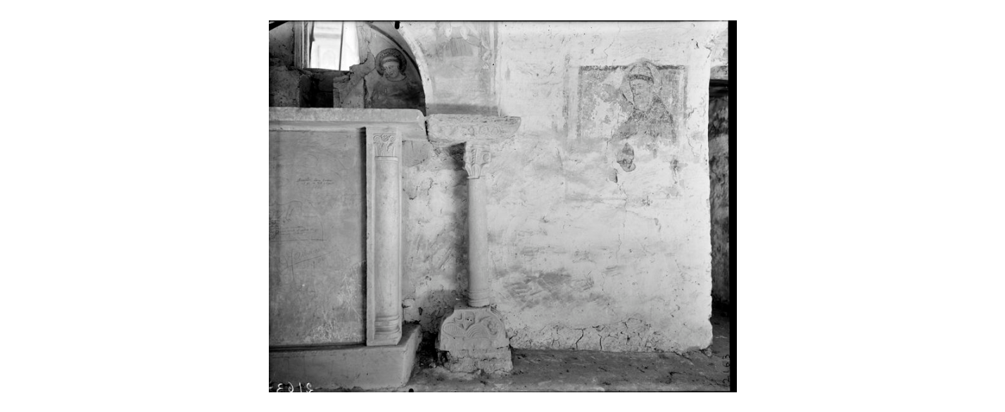 Giovanni Gargiolli, Sant'Oreste - Monte Soratte, Chiesa di S. Silvestro, cripta, 1906-1907 ca, gelatina ai sali d'argento, C002163