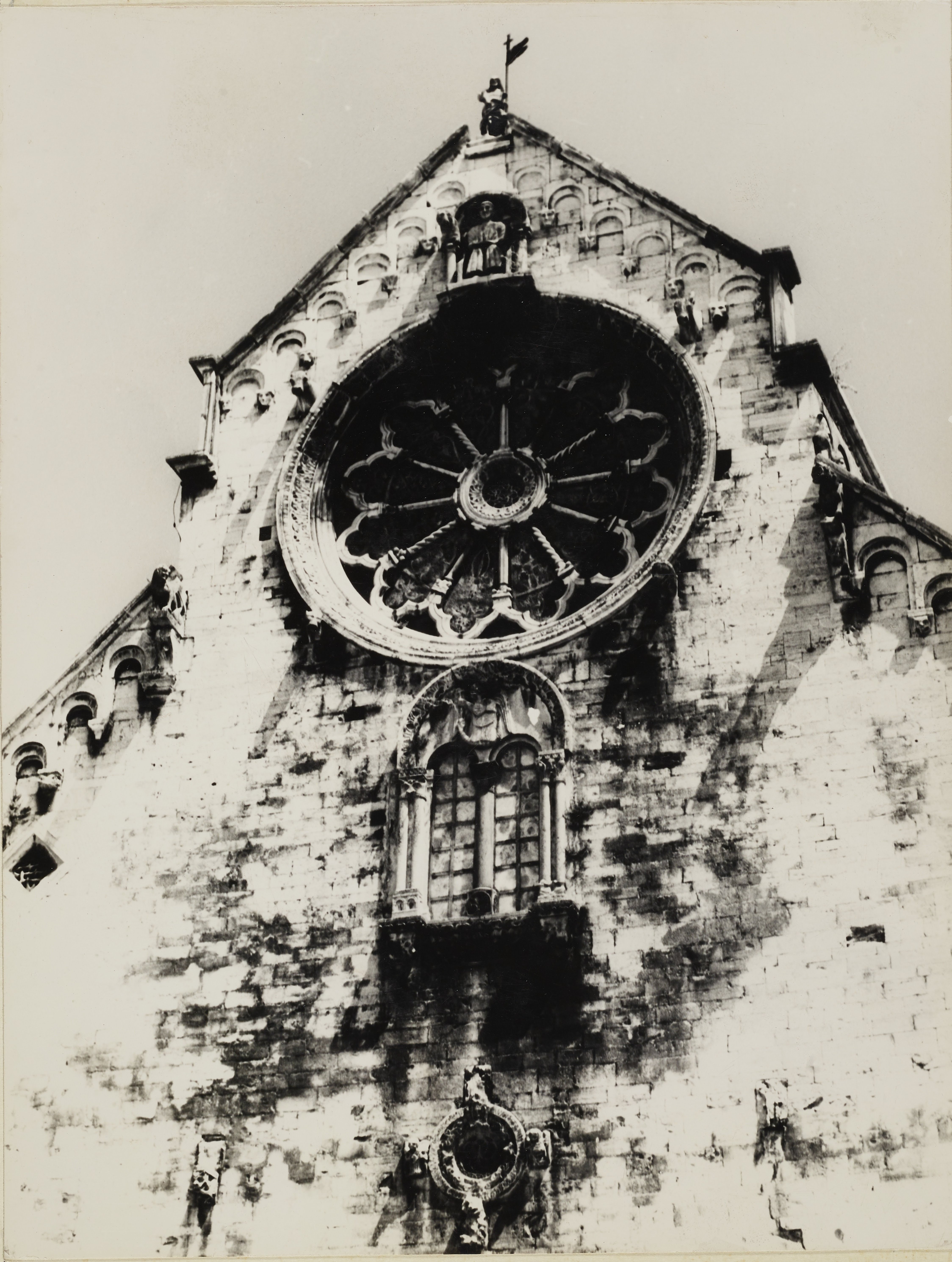 Pagano, Ruvo di Puglia - Cattedrale di S. Maria Assunta, rosone, 1941-1960, gelatina ai sali d'argento/carta, MPI6091614