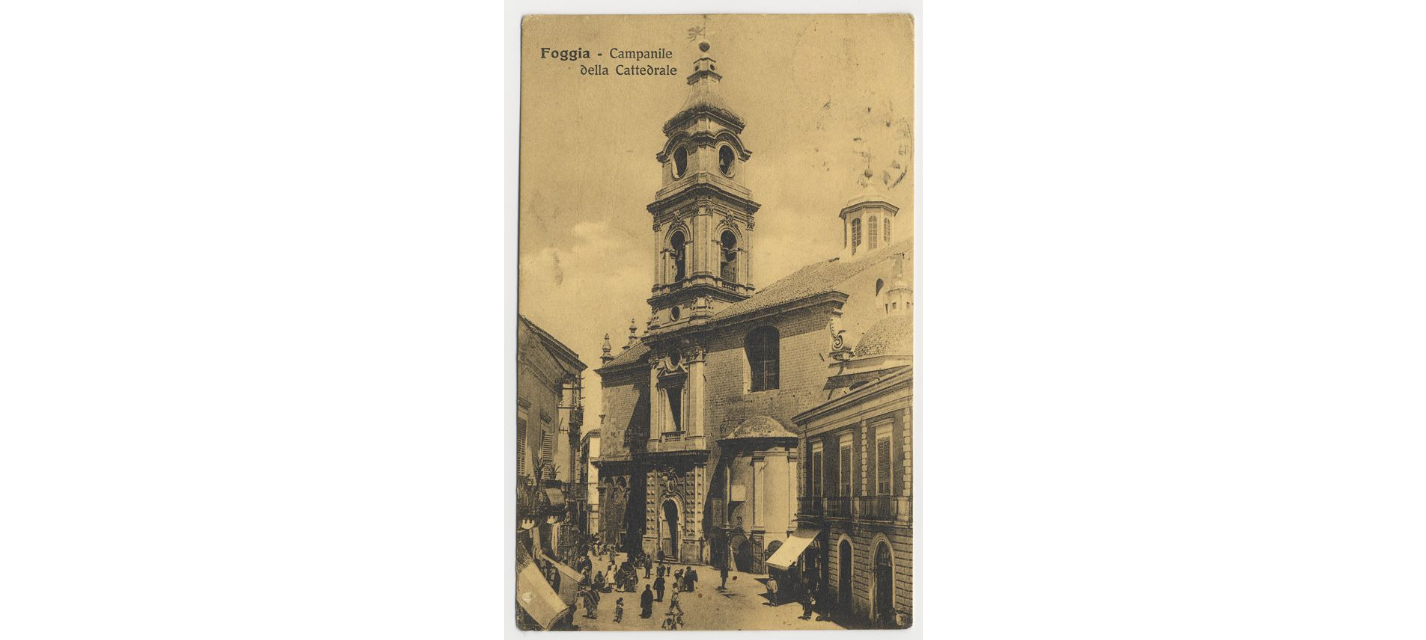 Foggia - Campanile della Cattedrale, 1923, cartolina, FFC018083