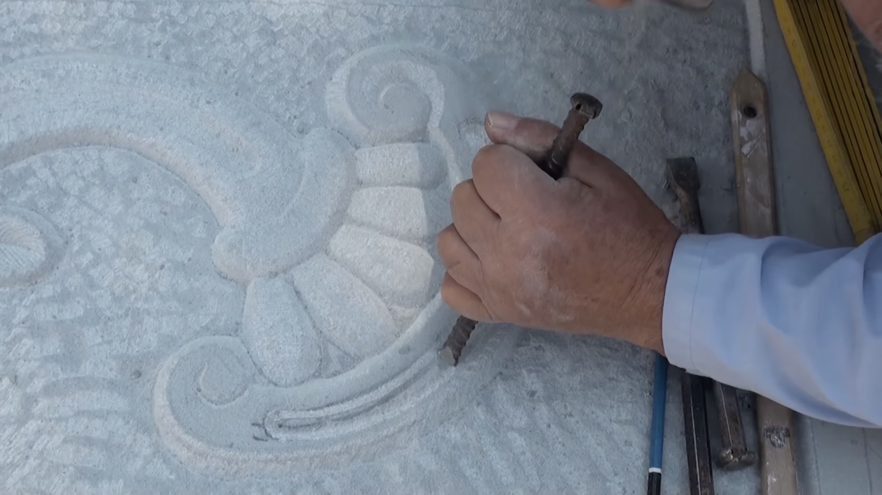 Fermo immagine, lavorazione a bassorilievo di pietra arenaria (XXI), Abruzzo, TE, Crognaleto, 13-ICCD_MODI_6188410761641