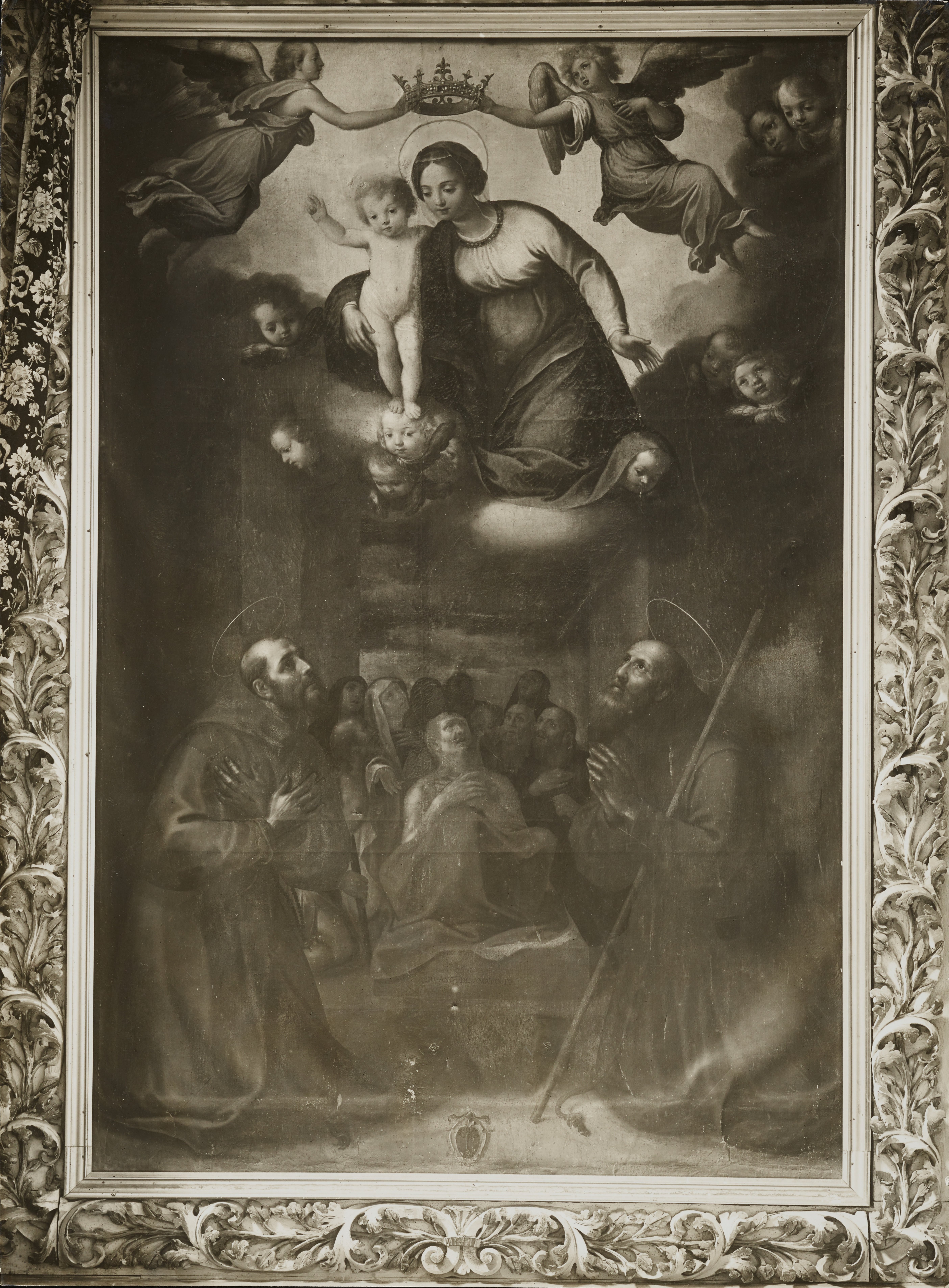 Fotografo non identificato, Tropea - Chiesa di S. Francesco, Altare maggiore, Madonna della Sanità, MPI6122247