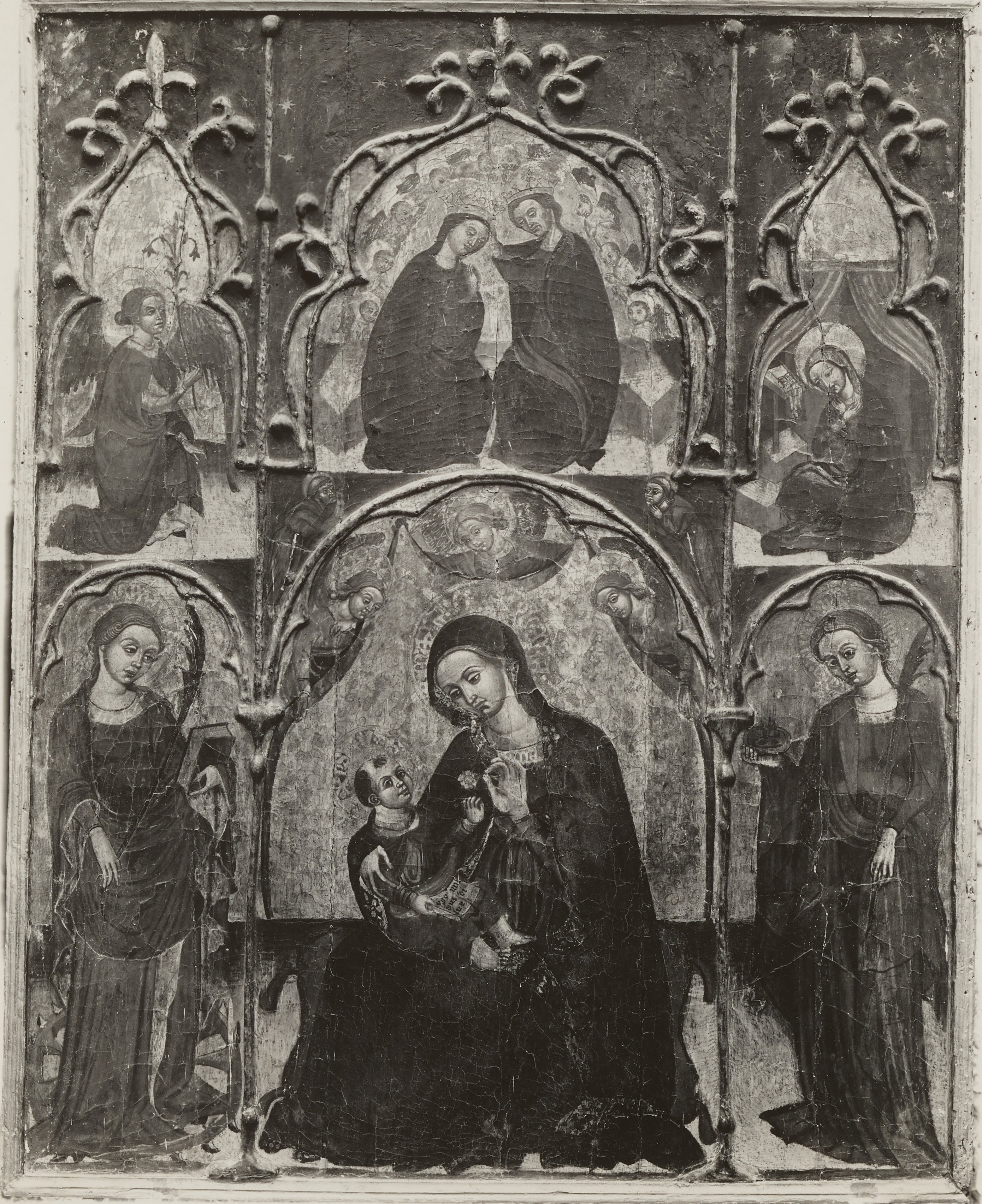 Di Natale, G., Cosenza - Chiesa di S. Francesco d'Assisi, sacrestia, polittico, 1926-1950, gelatina ai sali d'argento, MPI156185
