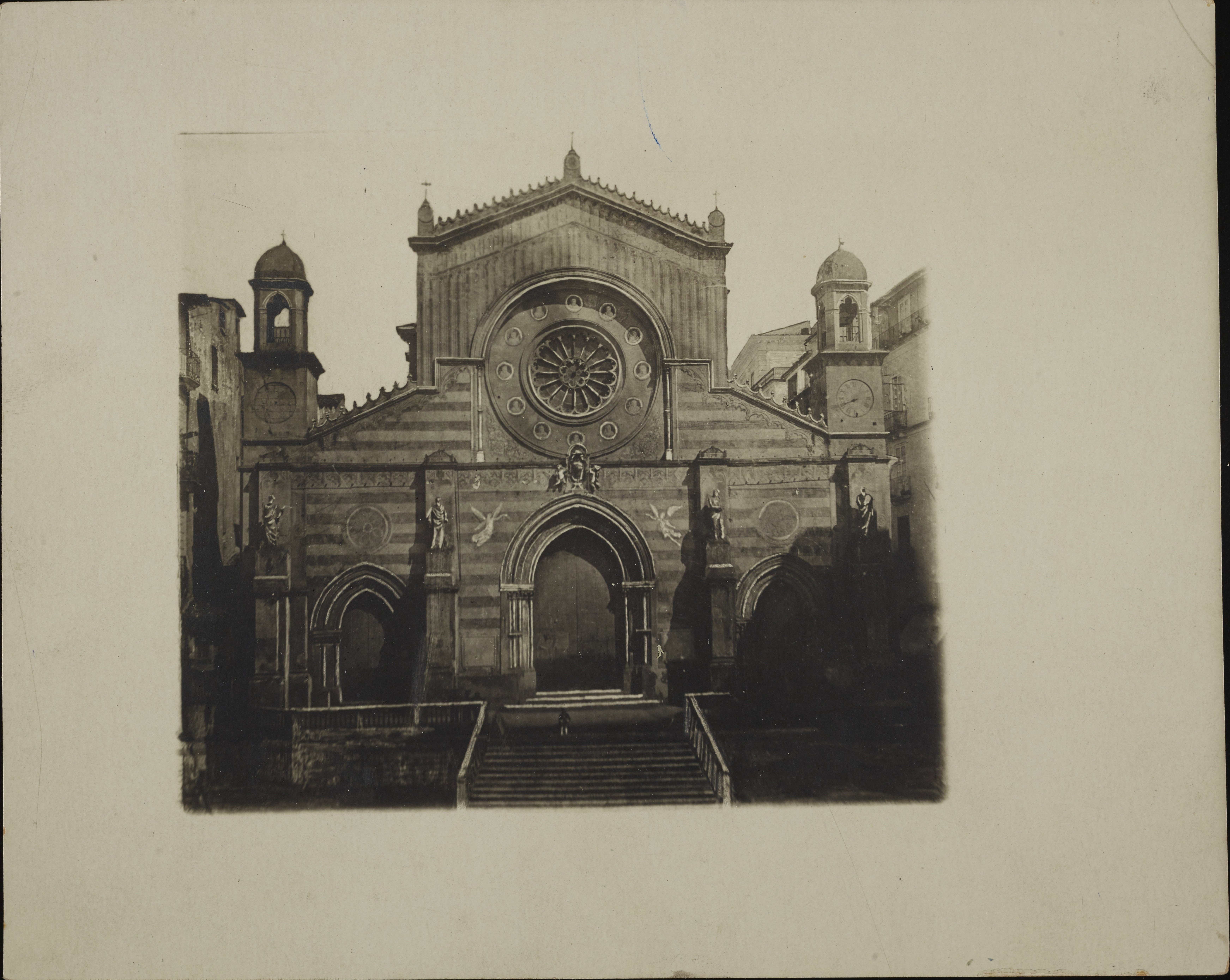 Valente, Concetto, Cosenza - Cattedrale di S. Maria Assunta, facciata, 1901-1925, gelatina ai sali d'argento, MPI6053017