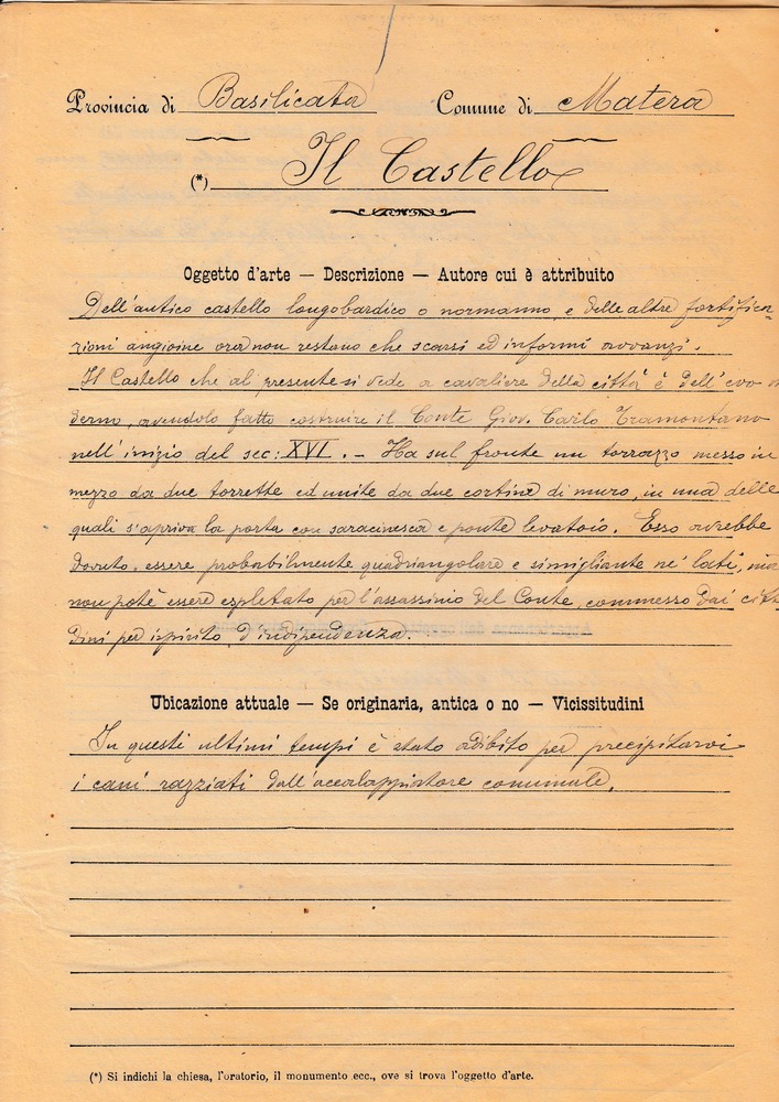 Cliccando è possibile visualizzare tutte le schede dall’Archivio storico delle schede di catalogo dell’ICCD