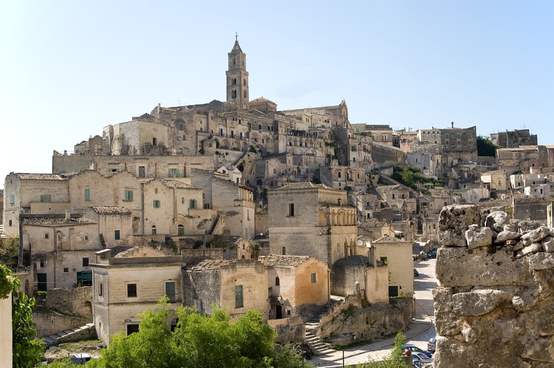 Stocchi, Albino - Leone, Gerardo, Sassi di Matera - I Sassi - Cattedrale di Santa Maria della Bruna - Veduta, 07/ 2009, fotografia digitale, DGT020668