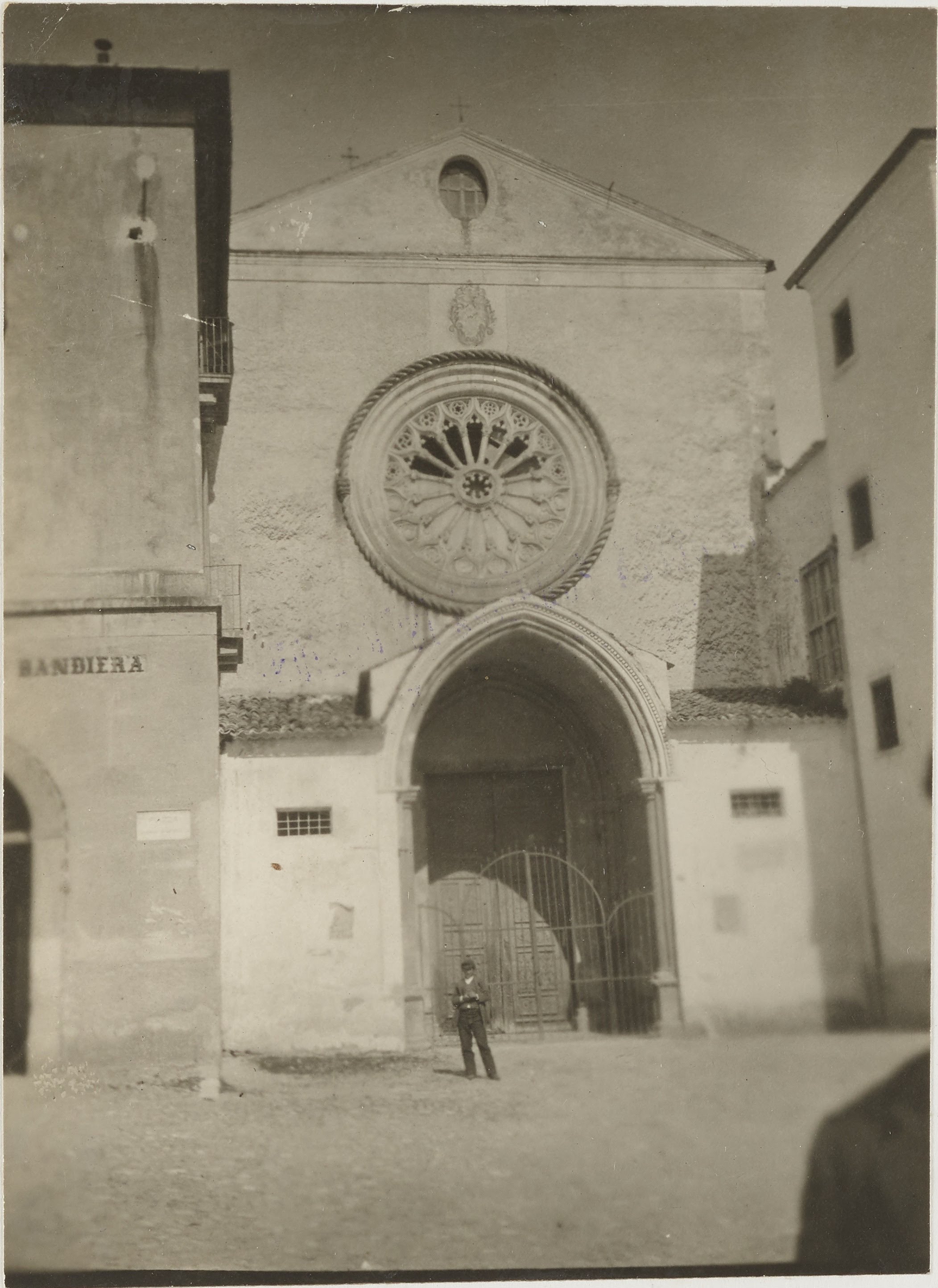 Autore non identificato, Cosenza - Chiesa di S. Domenico, facciata, gelatina ai sali d'argento, MPI156157