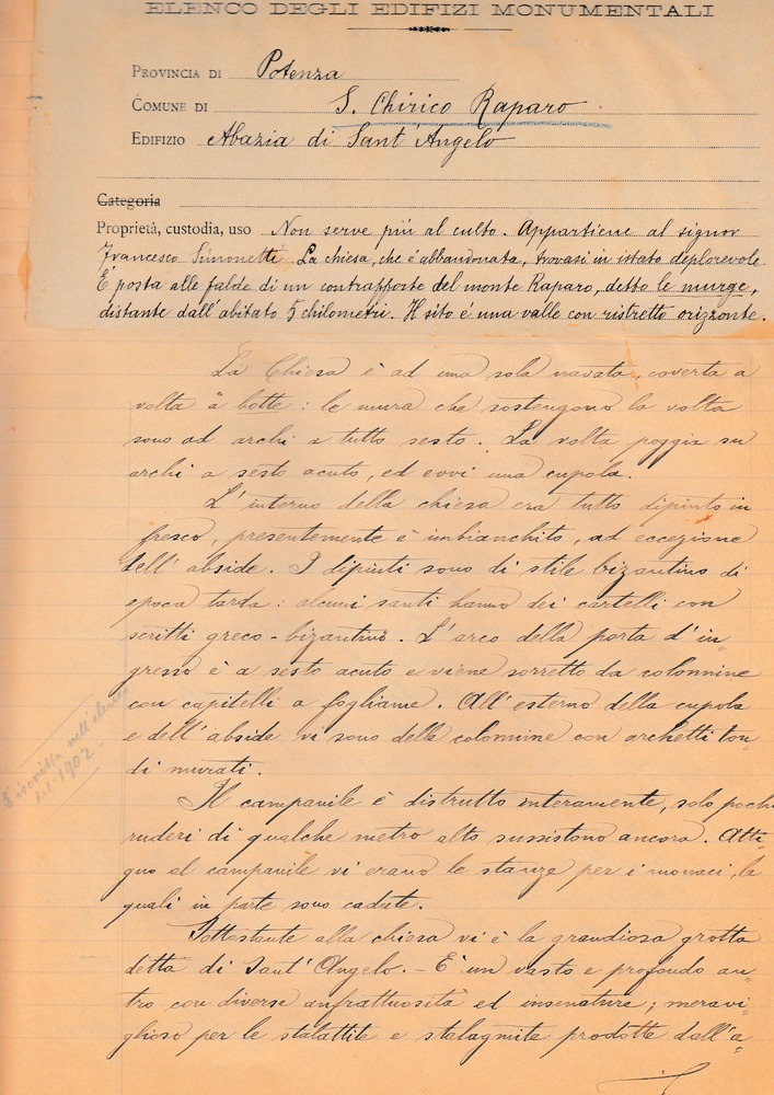 Cliccando è possibile visualizzare tutte le schede dall’Archivio storico delle schede di catalogo dell’ICCD