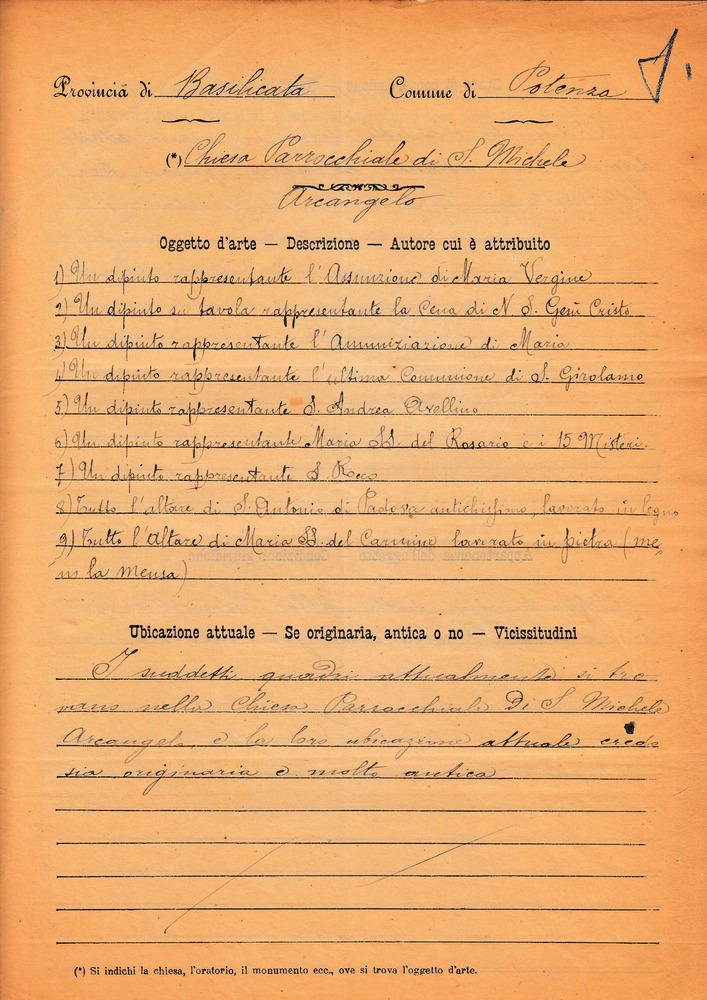 Cliccando è possibile visualizzare tutte le schede dall’Archivio storico delle schede di catalogo dell’ICCD