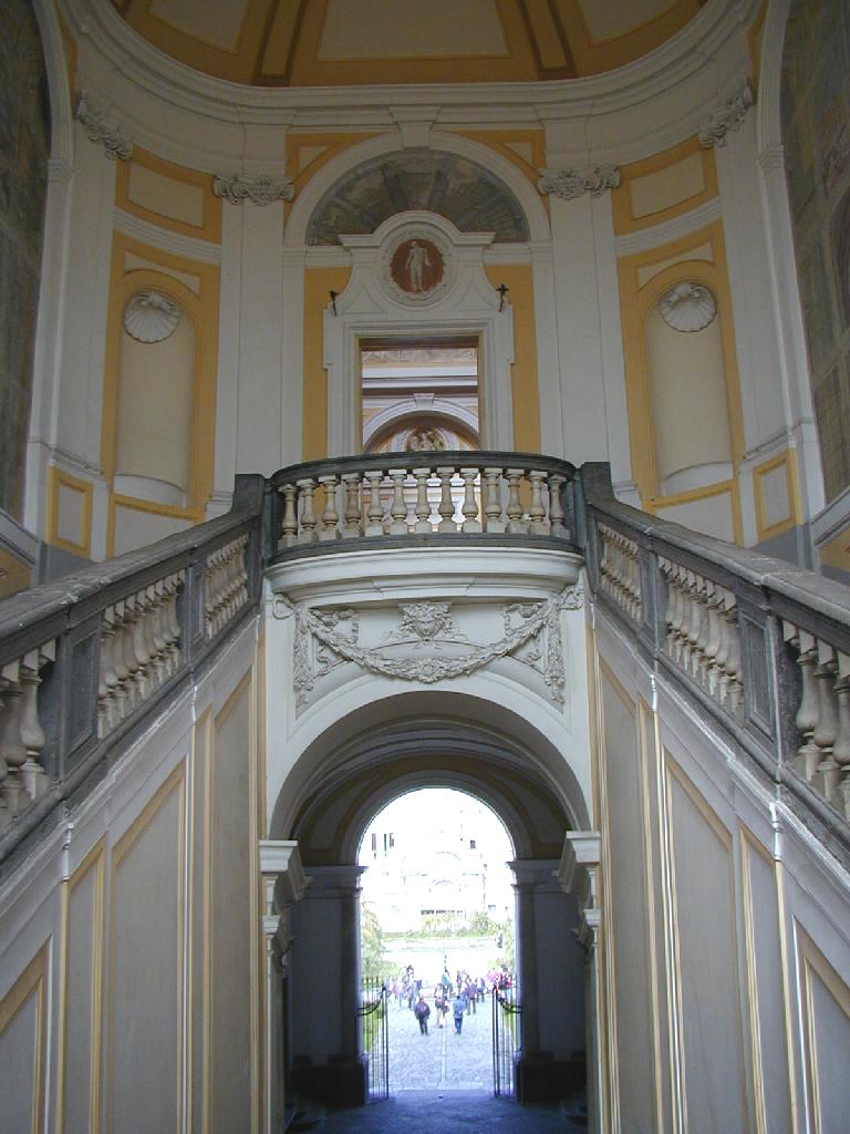 Lalupa, Ercolano (Napoli): Villa Campolieto, scalone d'onore, fotografia digitale