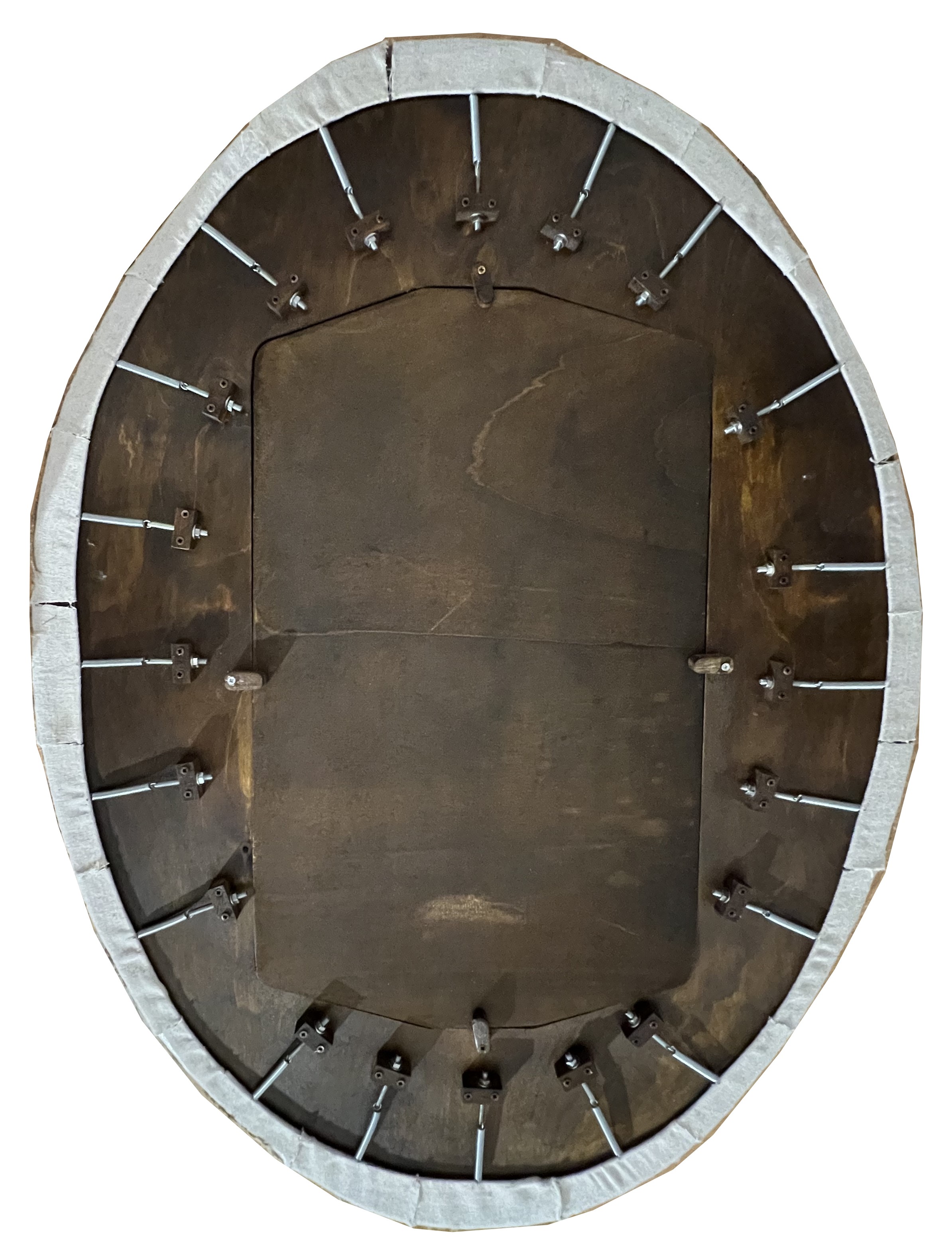 Autore ignoto, Ritratto di architetto, 1790-1799, olio su tela, cm 77x57, Forlì, Istituto Prati, 0800052333 (retro dopo il restauro)