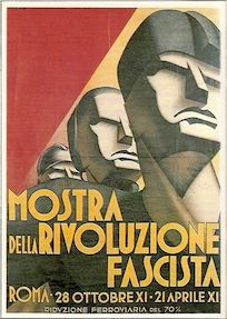Mostra della rivoluzione fascista 1932  – locandina, autore n.p.